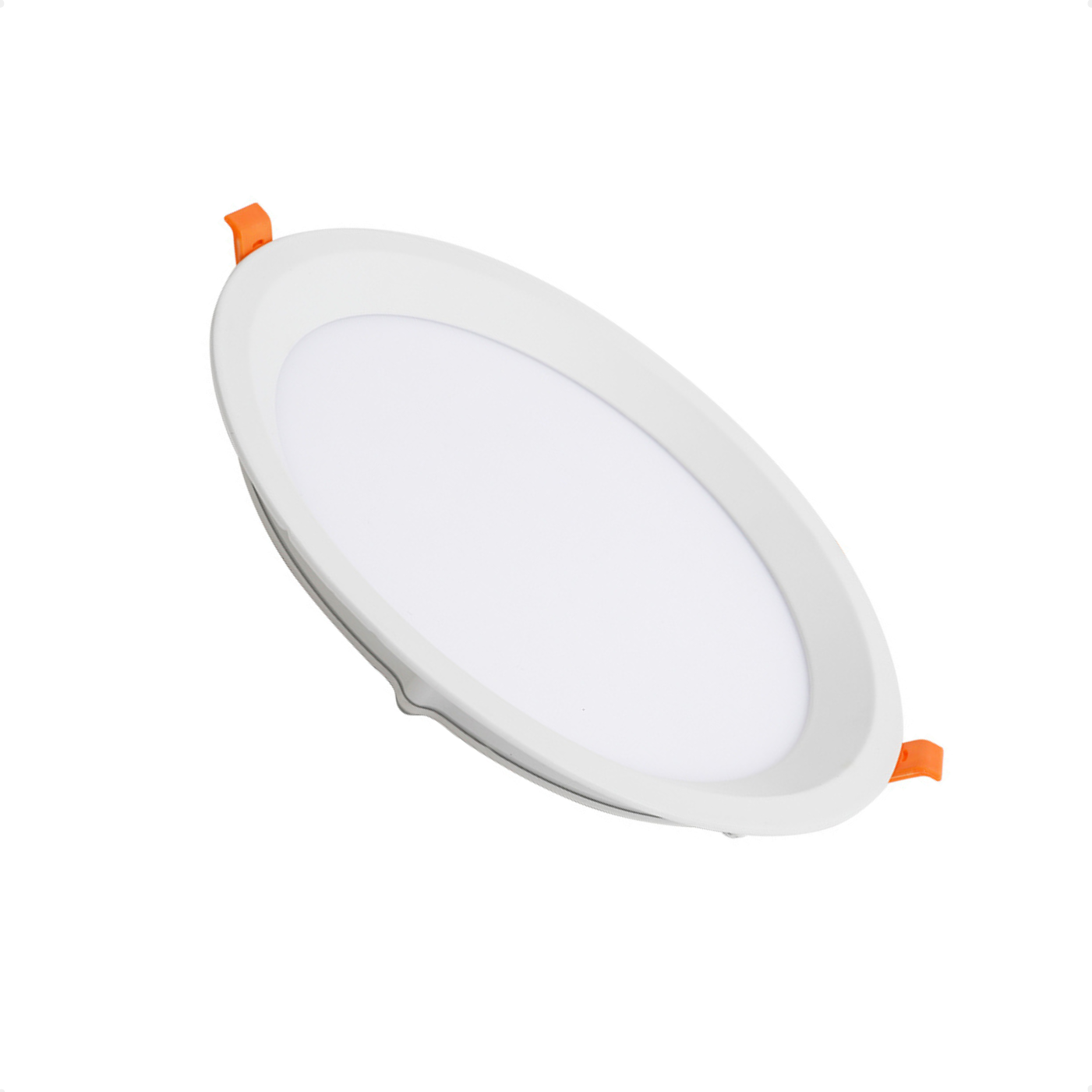 Kit 3 Painel de Led Redondo Embutir Recuado 6w Bivolt Taschibra 6500k Frio - 5