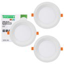 Ver imagem 3 de Kit 3 Painel de Led Redondo Embutir Recuado 6w Bivolt Taschibra 6500k Frio