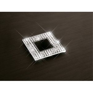 Puxador Square sem Fundo 38mm 122 Cr/diamond Zen