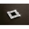 Puxador Square sem Fundo 38mm 122 Cr/diamond Zen - 1
