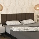 Ver imagem 1 de Cabeceira Modular Cama Casal Autocolante Adesiva 140cm - Marrom
