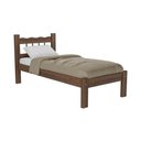 Ver imagem 1 de Cama Solteiro Madeira Maciça com Colchão Incluso Madri Multimóveis VCR4161 Imbuia
