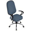 Ver imagem 1 de Cadeira para Escritório Presidente Gomada Linha Blenda Azul