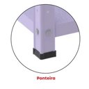 Ver mais imagens de Estante de Estrutura Metálica com 6 Prateleiras 175cm(a)92acm(l)40cm(p) com Reforço Lilas