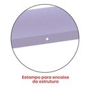 Ver imagem 3 de Estante de Estrutura Metálica com 6 Prateleiras 175cm(a)92acm(l)40cm(p) com Reforço Lilas