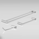 Ver imagem 3 de Kit de Acessórios para Banheiro Alto Brilho 3 Peças 2040tr Grego Metal