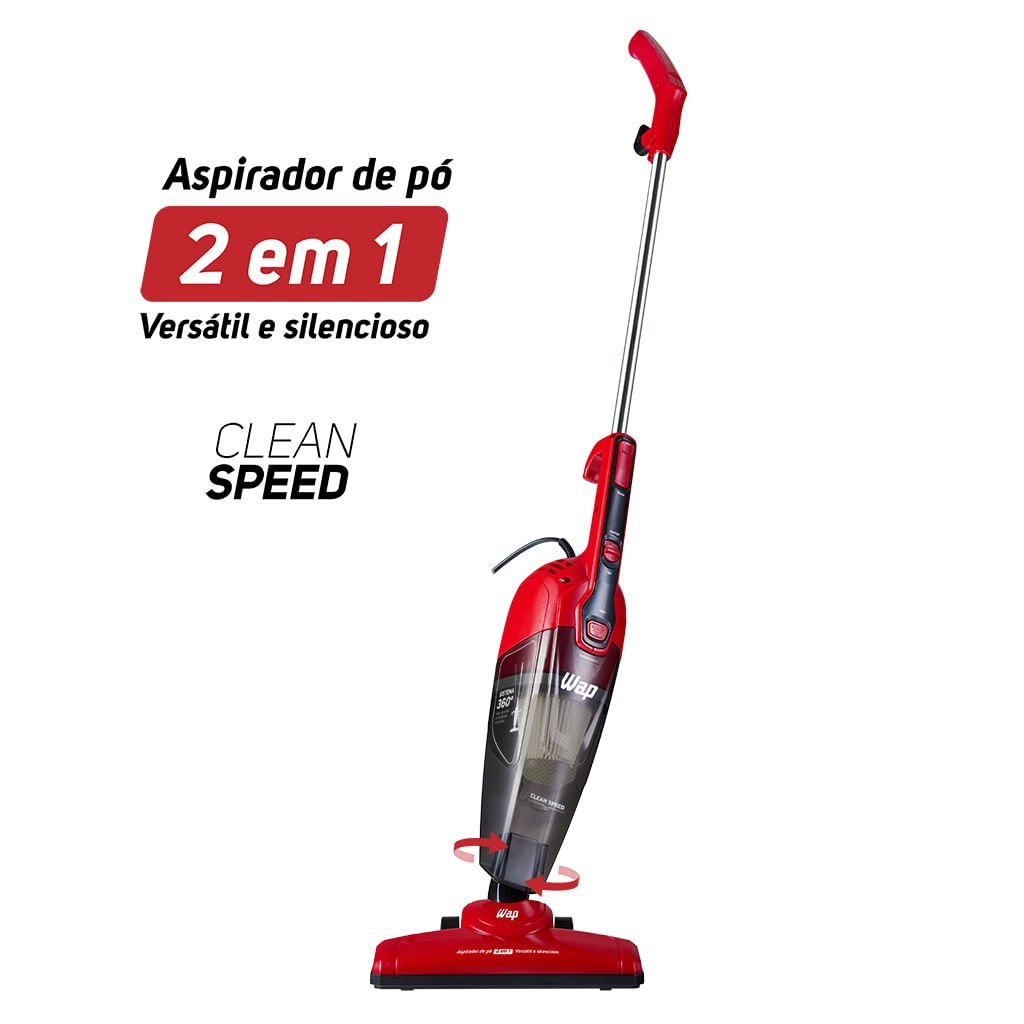Aspirador de Pó Vertical Wap Clean Speed 2 em 1 – 220 Volts - 2