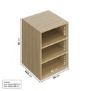 Ver imagem 4 de Gaveteiro 45x60 3 Gavetas Frame Módulo CabeCasa MadeiraOriginals