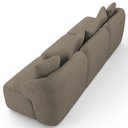 Ver imagem 7 de Sofá 4 Lugares para Sala de Estar Living 288cm Arlo F04 Veludo Marrom Claro - Lyam Decor