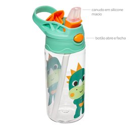 Garrafinha Tritan Buba Zoo Dino 450ml - Buba - 4