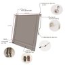 Toldo Cortina Bege c/ visor - 2,80m x 1,80m - kit completo - 4