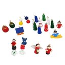 Ver mais imagens de Mini Arvore de Natal 3d Madeira com Enfeites Natalino Decoração Mesa Sala Casa Ornamentação Papai no