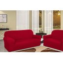 Ver imagem 1 de Capa para Sofá Bem Estar Cinza - 2 e 3 Lugares