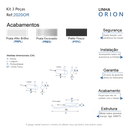 Ver imagem 6 de Kit de Acessórios para Banheiro Alto Brilho 3 Peças 2020or Grego Metal