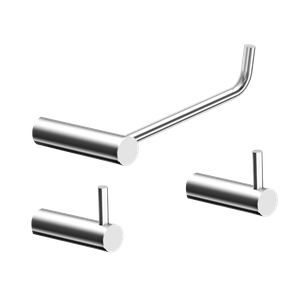 Kit de Acessórios para Banheiro Alto Brilho 3 Peças 2020or Grego Metal