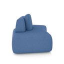 Ver imagem 2 de Sofá Modular Dakota Ilha 174cm Azul Veludo Encosto Almofada Solta Gran Belo