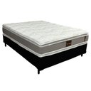 Ver imagem 1 de Cama Box Casal Sintético + Colchão Prime Casal Las Vegas 138x188x73: Preto