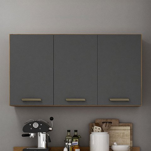 Armário Aéreo 120 cm 3 Portas São Luis Valdemóveis