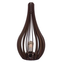 Luminária de Chão Capadócia Mod. Gota Tabaco 60cm - 1