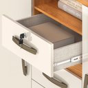 Ver imagem 5 de Cômoda Angra 2 Portas 4 Gavetas Cinamomo/off White - Fellicci