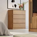 Ver imagem 3 de Cômoda Florença 4 Gavetas MDF e MDP Clic Móveis