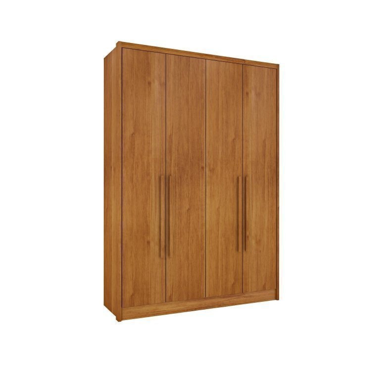 Quarto de Bebê Completo Guarda Roupa Zelandia 4 Portas com Berço e Cômoda Espresso Móveis - 7