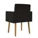 Ver imagem 6 de Kit 02 Poltronas Decorativa Sala Oferta - Balaqui Decor Cor:preto