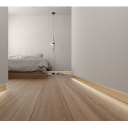 Rodapé Invertido Branco 62mmx14mm Kit com 10 Barras de 1mt - Homeney - 2