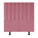 Ver imagem 1 de Cabeceira de Cama Solteiro Box Estofada 100 Cm Karla Suede:rosa