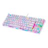 Teclado Motospeed K87S Branco RGB Branco Switch Vermelho - 2