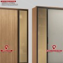 Ver imagem 3 de Guarda Roupa Casal com Reflecta 4 Portas 4 Gavetas Laredo