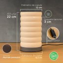 Ver imagem 5 de Abajur Luminária de Mesa Moderno Bolha com Cúpula 3d Decoração Iluminação Casa Sala Quarto