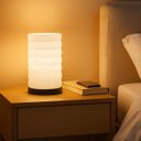 Ver imagem 3 de Abajur Luminária de Mesa Moderno Bolha com Cúpula 3d Decoração Iluminação Casa Sala Quarto