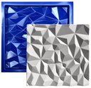 Ver imagem 1 de Forma 3D Gesso e Cimento ABS 1mm - Diamante 30x30 cm
