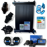 Kit Aquecedor Solar Piscinas - 6 Placas Coletoras 4 metros - 7m² / 10.000 Litros - 1