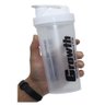 Coqueteleira Copo de Academia Treino Musculaçao 600ml Growth - 1