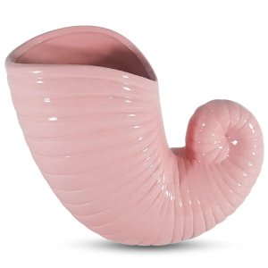 VASO CARACOL PQ:Rosa Bebê