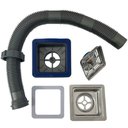 Ver imagem 4 de Cuba Gourmet Quadrada Aço Inox Escovada 78x45cm Preta com Acessórios - Cub-014 - Stillus Home Cuba G