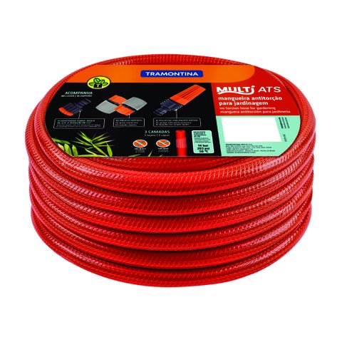 Mangueira Antitorção de Jardim 1/2" 3 Camadas com 25m Tramontina