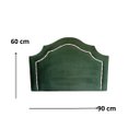 Ver imagem 2 de Cabeceira Cama Box Provençal Solteiro Verde Menta com Tachas