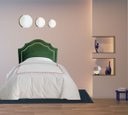 Ver imagem 1 de Cabeceira Cama Box Provençal Solteiro Verde Menta com Tachas
