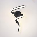 Ver imagem 1 de Arandela Espiral Preta 32cm Led 19w 3200k Bivolt Paris Luz