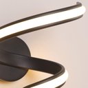 Ver imagem 3 de Arandela Espiral Preta 32cm Led 19w 3200k Bivolt Paris Luz