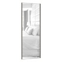 Ver imagem 1 de Porta de Correr Individual 80cm com Espelho, Puxador Inox sem Kit Ferragem Prime Plus Luciane