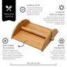 Porta Guardanapos em Bambu Ecokitchen 21x18 Mimo Style - 2