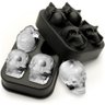 Forma de Gelo de Silicone Caveira Skull 3d - 1