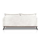 Ver imagem 4 de Sofá Living 2 Lugares com Pés de Ferro Almofadas Soltas 200cm Saiph Bouclê Off White