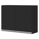 Ver imagem 1 de Armário Aéreo Multiuso Lux 80cm 100% MDF 02 Portas Preto - Desk Design Aéreo Geladeira Lux