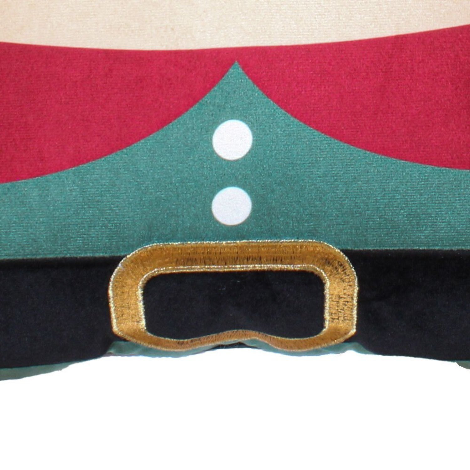 Capa para Almofada Natalina Menino com Cinto Bordado 43x43cm Belchior Uniq - 3