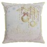 Capa para Almofada Natalina Paisagem com Cordonê Dourado 43x43cm Belchior Uniq - 1